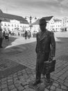 Darlowo, Poland: The Town Square Royalty Free Stock Photo