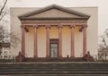 Darmstadt, Hessen, Germany - 02 Feb 2020: Theater Moller Haus, main facade and entrance