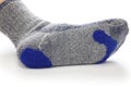 Darning socks, repairing holes in socks