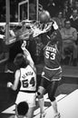 Darryl Dawkins Dunking in Milwaukee Royalty Free Stock Photo