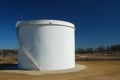Darst Field Oil Tank Royalty Free Stock Photo