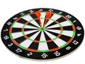 Dart arrow hitting in the target center of dartboard. Success hitting target aim goal achievement concept background.Darts and dar Royalty Free Stock Photo