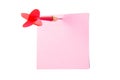 Dart Arrow and Sticky Post Royalty Free Stock Photo