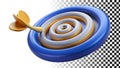Dart board and dart, dartboard target, game target, dart game, target board, dart arrow png transparent image Generative AI