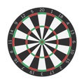 Dart boards vector.