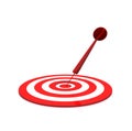 Dart Hitting Target