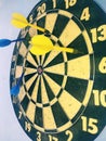 Dart Target Miss Shot Royalty Free Stock Photo