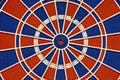 Dartboard, close up. Dart game. Target. Throwing darts. Target for darts game with score points around. Sport and recreation