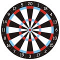 Dartboard for darts playing