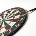 Dartboard isolated on white background