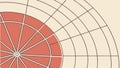 Dartboard vector illustration, target and game design, sport and recreation art vector design Generative AI