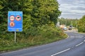 Dartford Tunnel Approach and Signage Royalty Free Stock Photo