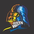 Darth vader with the colour mask Royalty Free Stock Photo