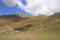 Dartlo village in Tusheti region, Georgia