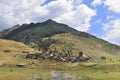 Dartlo village in Tusheti region, Georgia