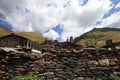 Dartlo village in Tusheti region, Georgia