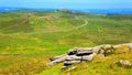 Dartmoor National Park Devon England UK English countryside view Royalty Free Stock Photo