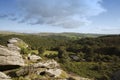 Dartmoor national park merrivale and vixen tor Royalty Free Stock Photo