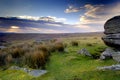 Dartmoor sunrise Royalty Free Stock Photo