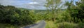 View over Widecombe-in-the-Moor showing the tower of St Pancras Church, Dartmoor, Devon, UK Royalty Free Stock Photo