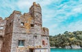 Dartmouth Castle overlooks the River Dart at Dartmouth Royalty Free Stock Photo