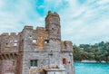 Dartmouth Castle overlooks the River Dart Royalty Free Stock Photo