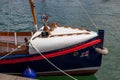 View of Ex RNLB Henry Finlay lifeboat on the River Dart in Dartmouth, Devon on July 29, 2012