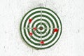 Darts Board Closeup Royalty Free Stock Photo