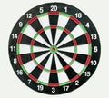 Darts board isolated