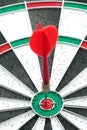 Darts and dartboard arrow game