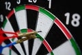 Darts missing the right target