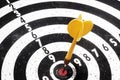 Darts success Royalty Free Stock Photo
