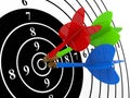 Darts. Success concept. Royalty Free Stock Photo