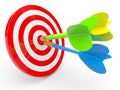 Darts. Success concept. Royalty Free Stock Photo