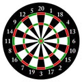 Darts. Target for darts. Isolated object. White background.Vector
