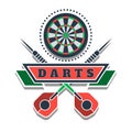 Darts tournament or club logo