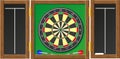 Darts vector illustration