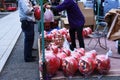 Daruma doll market and festival.