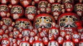 Daruma Dolls of Katsuoji temple in Japan