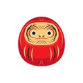 Daruma Lucky Japanese Doll Asia Traditional Culture Vector