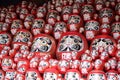 Daruma or red-painted good-luck doll