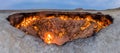 Darvaza Derweze gas crater called also The Door to Hell in Turkmenist