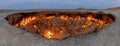 Darvaza Derweze gas crater Door to Hell or Gates of Hell in Turkmenist