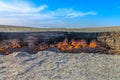 Darvaza Gas Crater Pit 04 Royalty Free Stock Photo