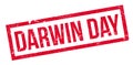 Darwin Day rubber stamp