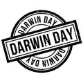 Darwin Day rubber stamp