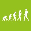 Darwin evolution of human. Education concept.