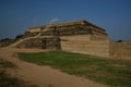 Dasara Dibba or the Mahanavami Dibba, a beautiful stone platform located within the Royal Enclosure of Hampi Karnataka, India