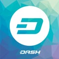 DASH blockchain cripto currency vector logo