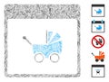 Dash Collage Baby Carriage Calendar Page Icon